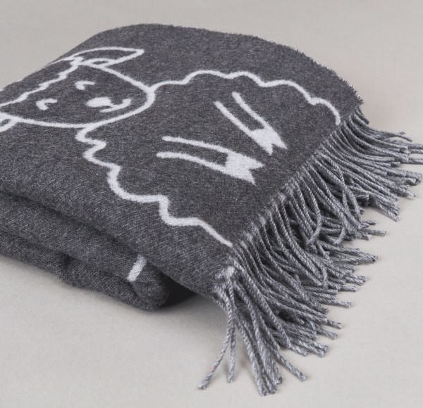 Merino-Wolldecke "die Süße" – Bild 8
