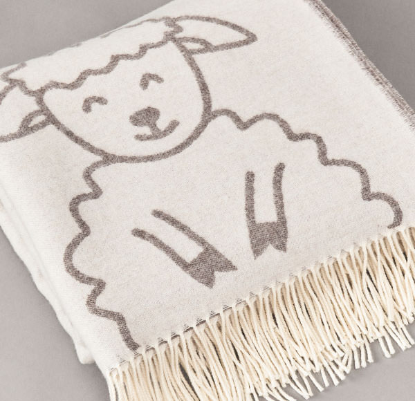 Merino-Wolldecke "die Süße" – Bild 5